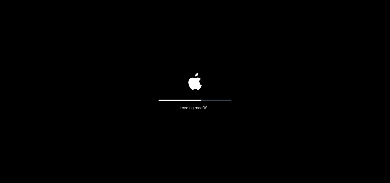 MacOS Update Screen